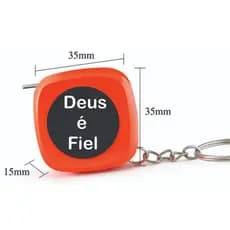 kit 120 chaveiros mini trena Evengêlica personalizadas