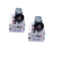 Kit 2x Botao Pisca Alerta Fusca Kombi Brasilia Luz Emergencia Novo Dni2001