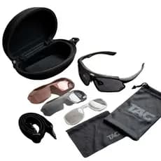Óculos Tático Ghost TAG Nautika Com 3 lentes removíveis de Proteção Uv para Airsoft, ciclismo ou atividades outdoor