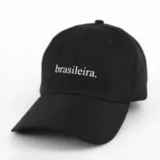 Boné Feminino Preto Branco Unissex Verão Praia Dadhat Ajustável Alta Qualidade Tecido Brasileiras