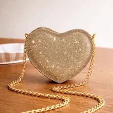 Bolsa Coração Mini Feminina | Ideal para Festas e Eventos
