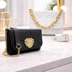 Kit 2 Bolsas Femininas Tiracolo | Elegantes, Compactas e Modernas