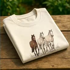 T-shirts Country Blusa Cavalos Horses Promoção Camiseta Unisex Love