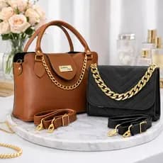 Kit Bolsas Femininas Transversais Tiracolo Tote e de Ombro