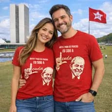 Camiseta Unissex 100% Algodão Mito É Para Os Fracos Eu Sou A Lenda Lula