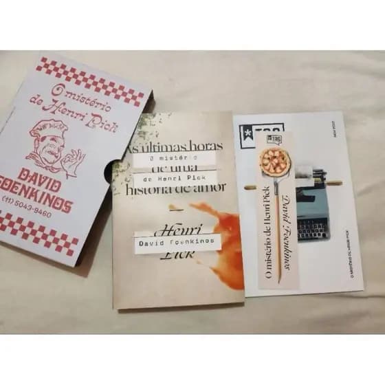 Livro: O Mistério de Henri Pick - David Foenkinos - Produto Novo