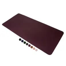 MousePad Grande Bordô Desk Pad Couro Gamer 70x30