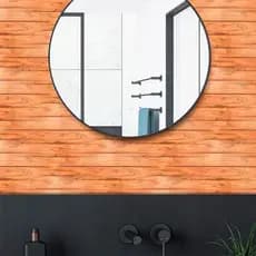 Papel De Parede Ripas Madeira Adesivo Tábuas Banheiro Sala Lavabo 10 Metros