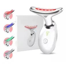 Massageador Golfinho para Tratamento Rejuvenescedor Anti-idade com LED Fototerapia (Cores Sortidas)