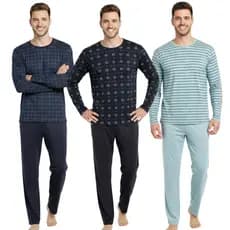 Pijama Longo Suede / Pijama Masculino Estampado