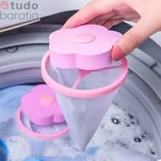 Filtro Coletor Pelos Bolinhas Máquina Lavar Roupa Acessórios Remover Reutilizável Fiapos Flutuante