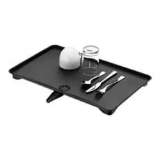 Bandeja Travessa Escorredor Louça Pratos Bico Móvel Escoar Água Pia Cozinha Preto Fosco 1502 Future