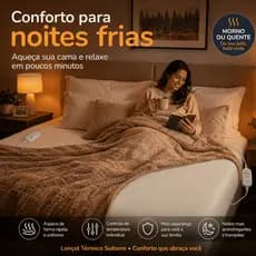 Lençol Térmico Casal Queen 158x198cm Elétrico Tradicional 2 Temperaturas - Sulterm