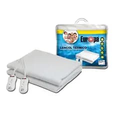 Lençol Térmico Casal 128x158cm Elétrico Conforto Luxo Soft Lavável 220V - Europa