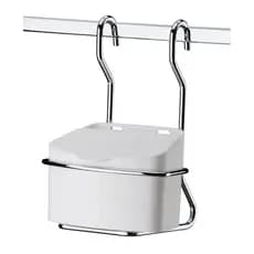 Saleiro Plástico Porta Sal 500g Com Suporte Para Barra Cozinha 2410 Future