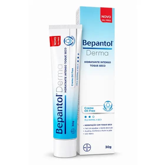 Bepantol Derma Hidratante Intenso Toque Seco 30g Oil free