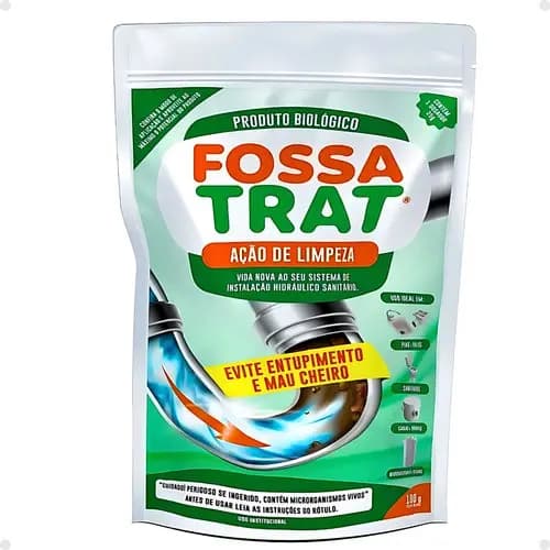 Limpador Biológico Fossa E Caixa De Gordura Fossa Trat 100g