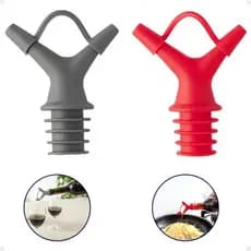Bico Dosador Duplo Silicone Drinks Para Óleo E Bebidas