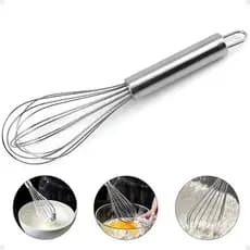 Batedor Fouet Bolos Ovos Claras Cremes Massas Omeletes Inox