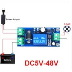Módulo de Proteção de Desligamento Automático UPS Emergência corte de energia da bateria fornecida Controle Board 5V-48V