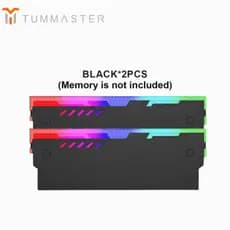 Dissipador de calor Cooler ARGB com almofada térmica condutora para memória DDR2/DDR3/DDR4/DDR5 de PC Game/ de mesa Desk