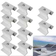 Braçadeira intermediária solar, montagem/Fixação de paineis solares Fotovoltaico, 25-50mm 2-10 PCS