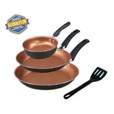 Conjunto De Frigideira 3 Peças Antiaderente Teflon Global