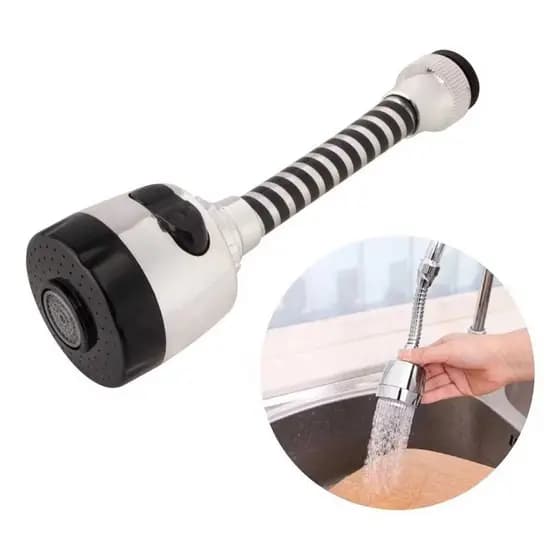 Bico Extensor Flexível Ajustável Para Torneira Pia Arejador 360º Chuveirinho Cozinha Regulador