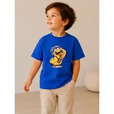 Camiseta Infantil Pato Fofo Exercito Anime OP 100% Algodão Premium