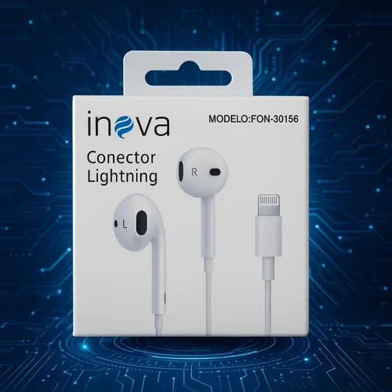Fone de Ouvido para iPhone e iPad com Microfone - Compatível com iPhone 7,8,X,11,12,13 e 14 Pro Max