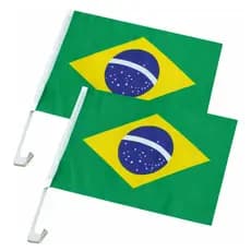 Bandeirinhas do Brasil para colocar no Vidro do Carro torcida Hexa