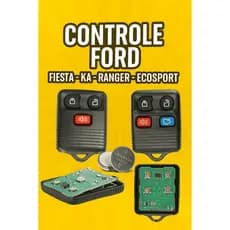 Controle Remoto Alarme Ford Fiesta Ka Ecosport Ranger Fusion 2008 2009 2010 2011 2012 2013 3 e 4 Botões