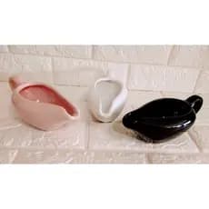 Molheira Cerâmica Molho Para Servir Mesa Posta Churrasco Festa Temperos Alça 200 ml