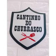 Quadro Decorativo Cantinho Do Churrasco Espelhado Letras Espelhadas MDF Churrasqueira Amigos Presente Decoração Churrasqueiro Home Área De Lazer