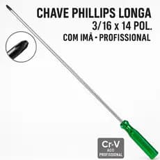 Chave Phillips 3/16 x 14 Pol. para Tanquinho Profissional
