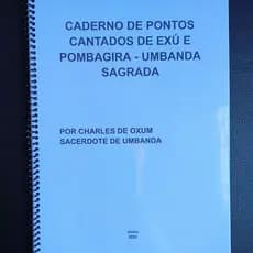 Apostila Caderno de Pontos Cantados de Exu e Pombagira na Umbanda Sagrada