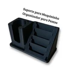 Suporte Para Máquina De Cortar Cabelo E Pentes Compacto Porta Maquininha Dragão E Acessórios Organizador  Barbeiro