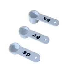 Dosador de Creatina Scoop 3g 4g 5g Kit Colher Medidora Dosadora de Suplemento em Pó Academia Fitness