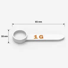 Colher Medidora Scoop 1g Para Medidas Precisa Kit Atacado