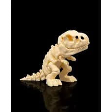 Kit Dinossauros Esqueleto Articulado  Decorativo Colecionável – Conjunto com 6 Mini Dinossauros
