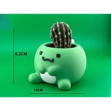 Vasinho de Suculenta Dinossauro Decorativo Mini Vaso Criativo para Plantas