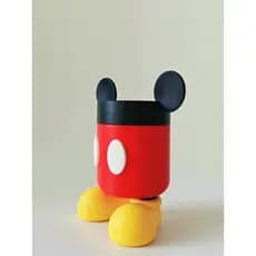 Porta Lápis Mickey Decorativo e Organizador de Mesa para Canetas e Lápis