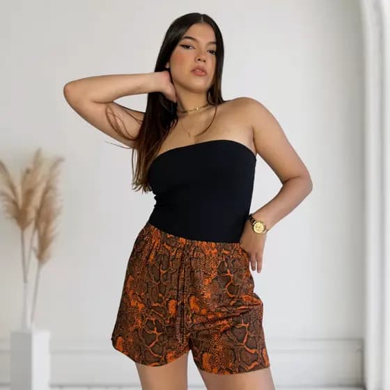 Short Feminino Soltinho Viscolycra Levinho Básico