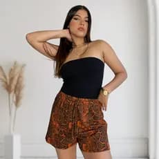 Short Feminino Soltinho Viscolycra Levinho Básico