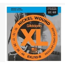 D 'Addario Exl110 Cordas De Guitarra Elétrica 3 Peças Leve 10-46 Para Música /ORIGINAL POUCAS UNIDADES
