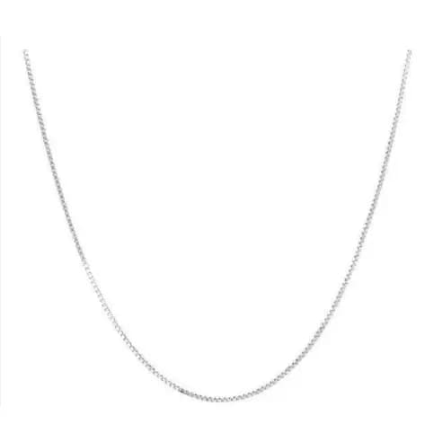 Colar Corrente 40cm veneziana prata 925 - 40cm fina prata legitima