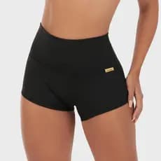 Short Cinta Modeladora Feminino Liso Midi Tarelles