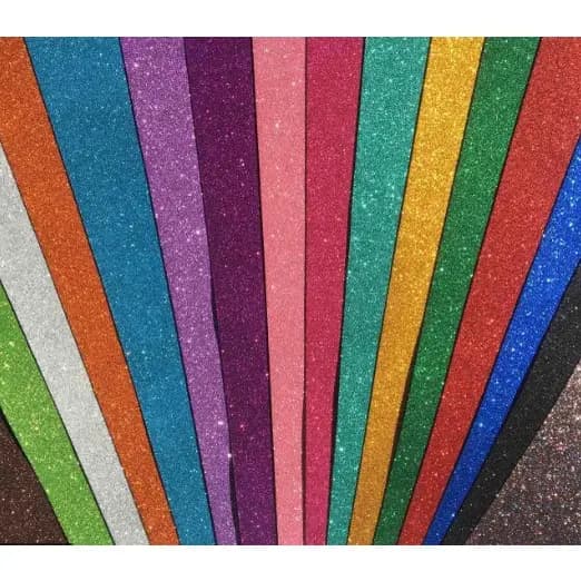 kit 5 ,10, 15, 20 Folha Eva Glitter 40x60