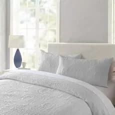 Fronhas Premium Matelada Percal Flex Floral com Relevo (Duas Unidades) - PT