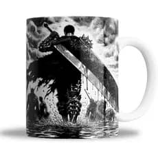 Caneca Porcelana Porcelana Anime Berserk Arte 320 Ml 325ml - Presente Personalizado